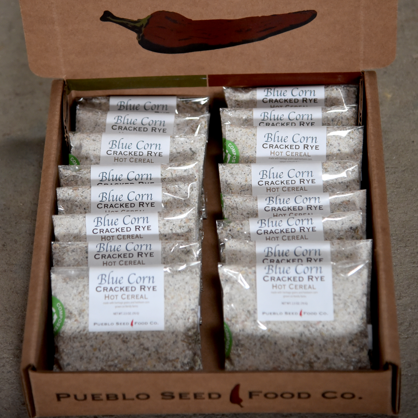 Blue Corn and Cracked Rye Hot Cereal