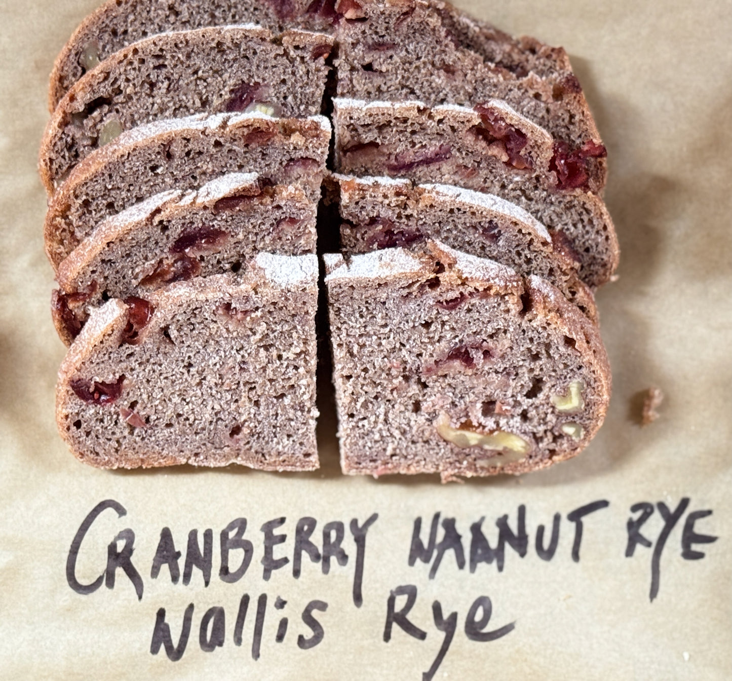 Cranberry Walnut Rye Loaf