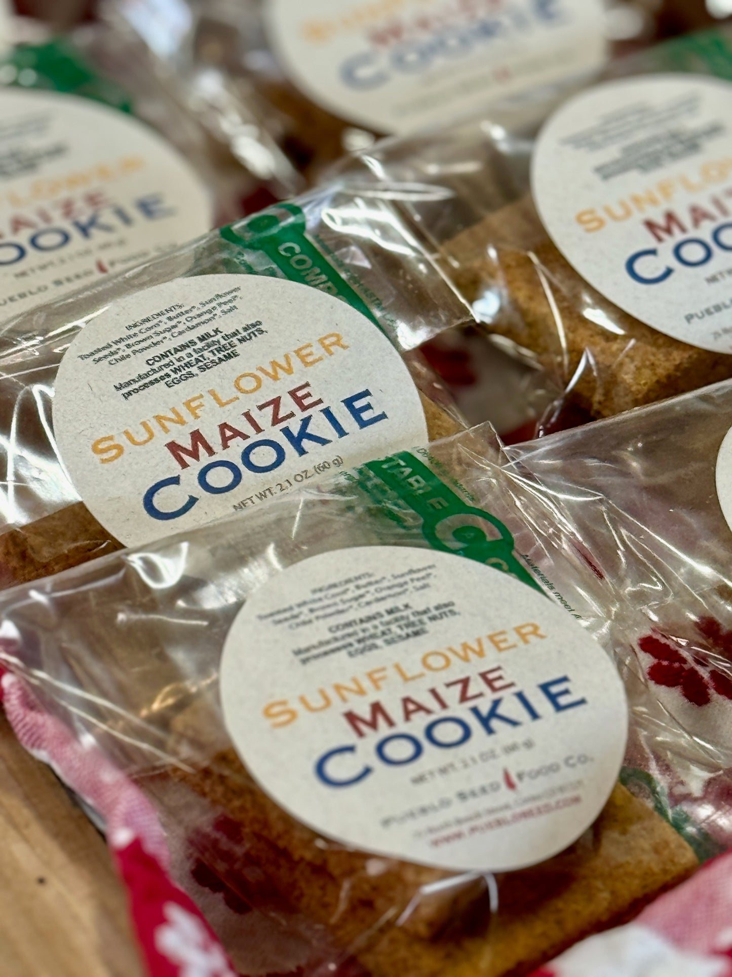Sunflower Maize Cookie