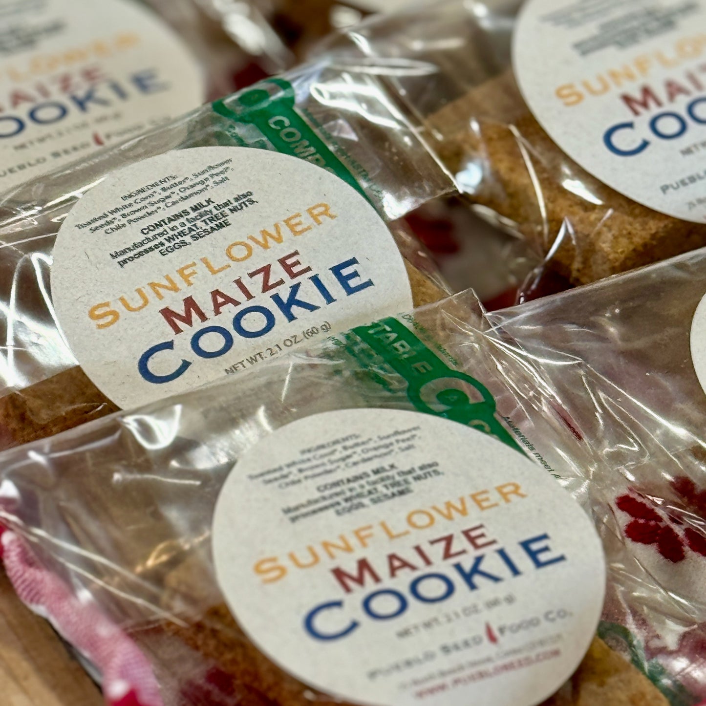 Sunflower Maize Cookie