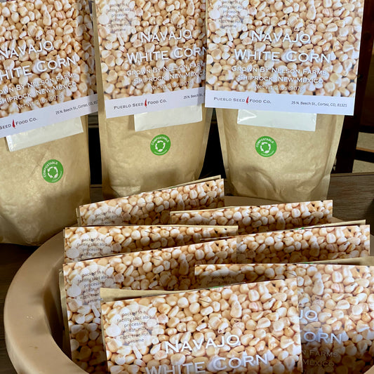 Navajo White Corn with Cal Lime
