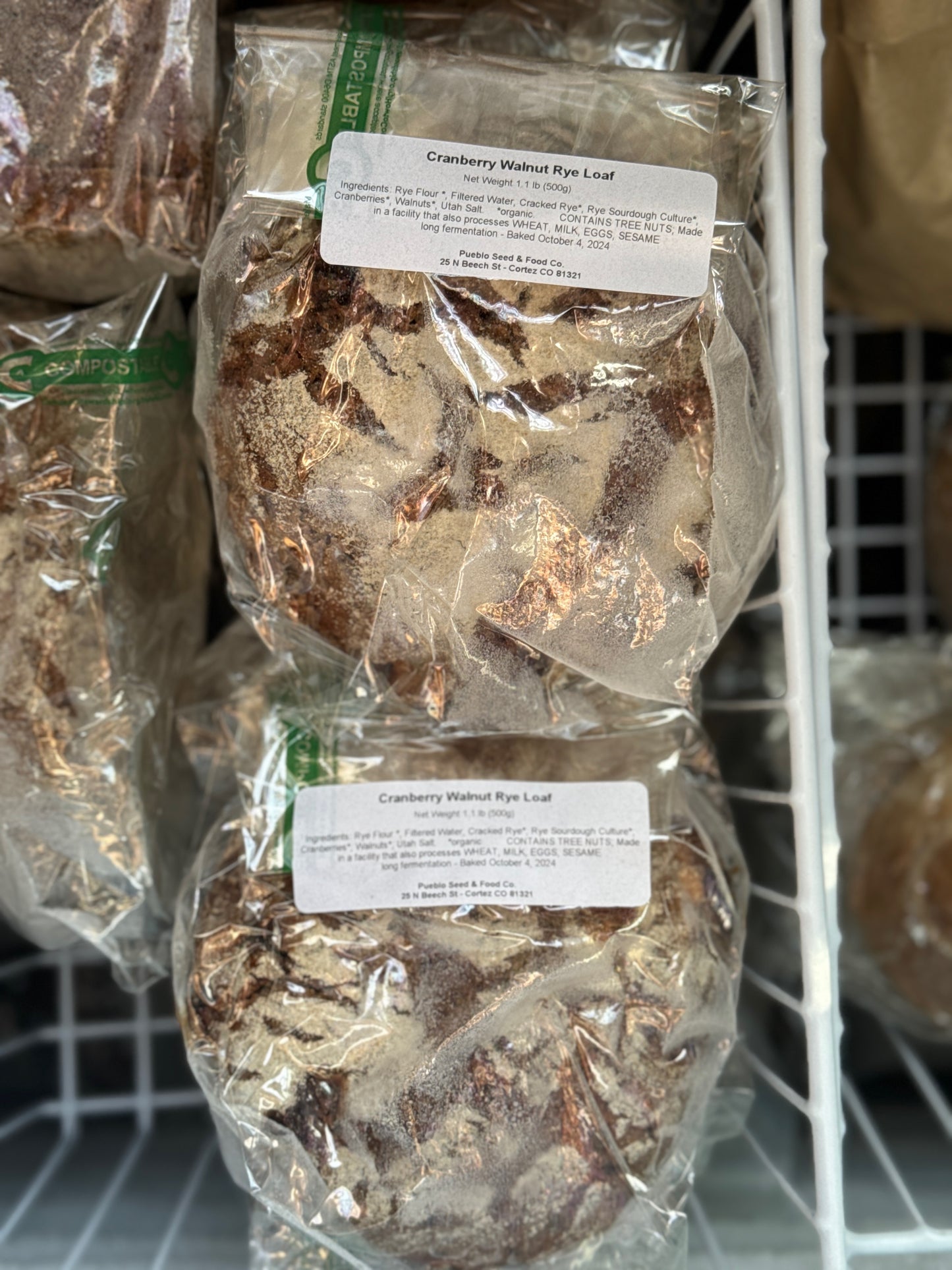 Cranberry Walnut Rye Loaf